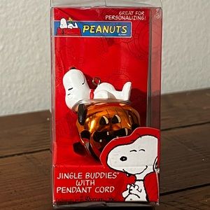 2004 Roman Jingle buddies peanuts snoopy Halloween bell pumpkin NIB